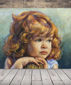 Obraz dětské tváře