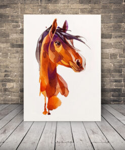Obraz portrétu koně