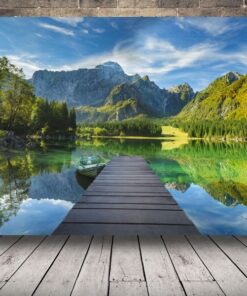 Obraz horského jezera