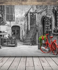 Obrázek uličky v Toskánsku