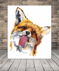 Obraz portrétu lišky