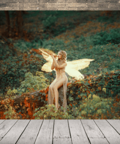 Obraz víly na louce