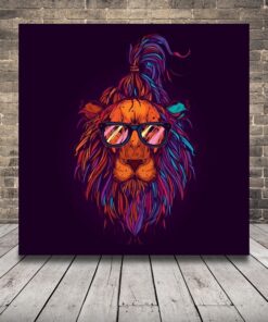 Digitální obrázek lva