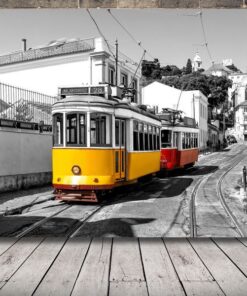 Obrázek tramvaje v Lisabonu
