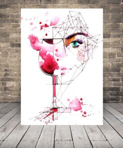 Obraz ženy Jako Víno