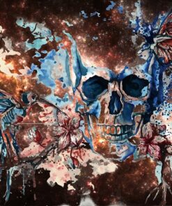 Obraz Barevné Lebky