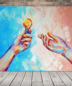 Obrázek Ruce a lízátko