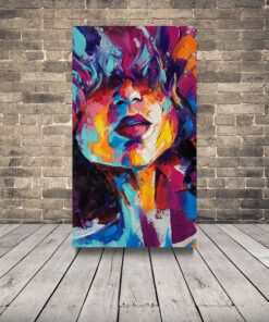 Obrázek ženy Malované Barvy