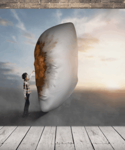 Obraz Chlapce Malování Jeho Obličej