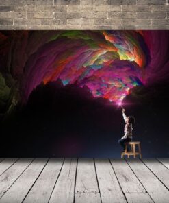 Obraz Dítěte Malování Kouzelnou Hůlkou