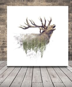 Obraz divokého jelena