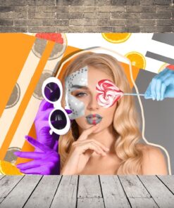 Obraz dovolené s blondýnou