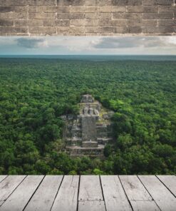 Obraz mayské pyramidy