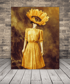 Obrázek slunečnice ženy