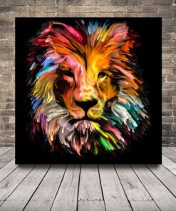 Obraz Barevného Lva 2