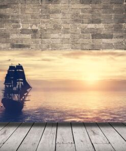 Lodi Na Pozadí Slunce.