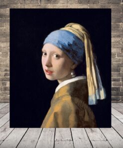 Obrázek dívky s perlovou náušnicí