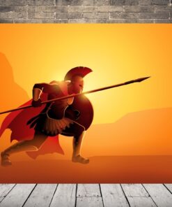 Obrázek řeckého válečníka