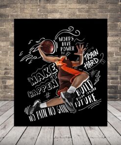 Obrázek mladého basketbalového hráče