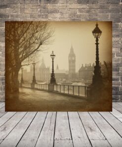 Obrázek Londýna v sépie