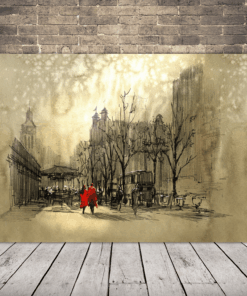 Obrázek páru na ulici