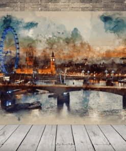 Obrázek barevného Londýna