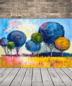 Obraz Barevných Stromů