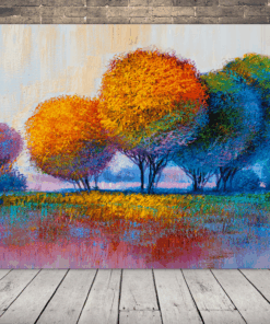 Obraz Podzimních Stromů