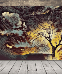 Obraz Hořící Strom