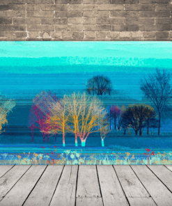 Obrázek Stromu Na Modrém Pozadí