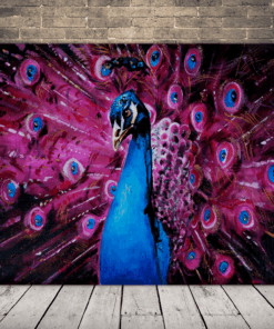 Obrázek růžového páva