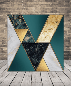 Obrázek mozaiky s trojúhelníky