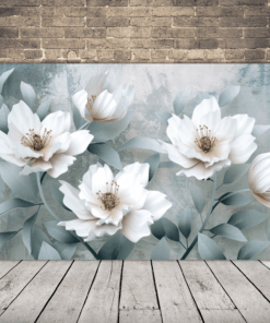 Obrázek kvetoucích bílých květů