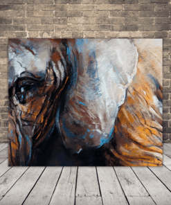 Obraz portrétu slona 4