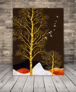 Obraz zlatého stromu