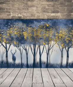 Obraz nočních stromů