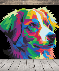 Obraz Barevného Psa