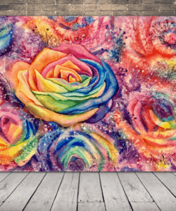 Obraz duhových růží