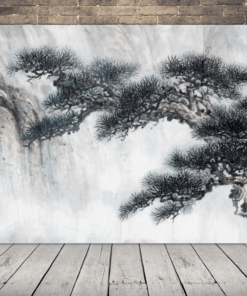 Obrázek bonsaje a vodopádu