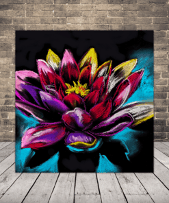 Obraz kvetoucí jiřiny