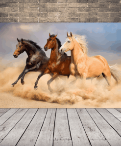 Obrázek běžících koní 5