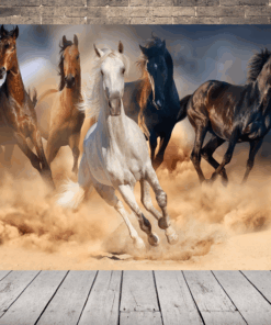 Obrázek běžících koní 4