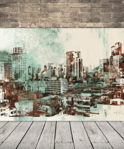 Obrázek retro města