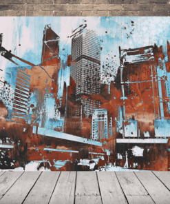 Obraz deštivého města