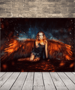 Obraz zrzavého anděla