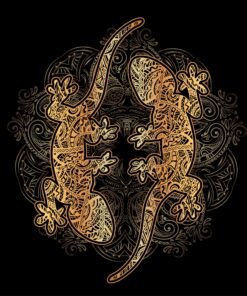 Obrázek zlaté ještěrky