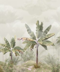 Fototapeta Banánové Stromy V Mlze