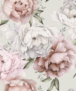 Fototapeta Kytice jasných pivoněk