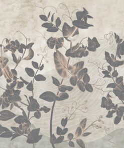 Fototapeta Dark Ivy in Grey