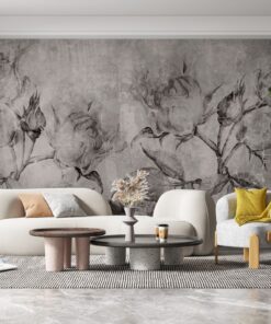 Fototapeta Černá a bílá odstíny růží